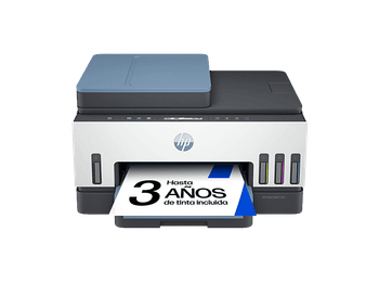 Impresora multifunción tinta - HP Smart Tank 7306, WiFi, Bluetooth, USB, doble cara