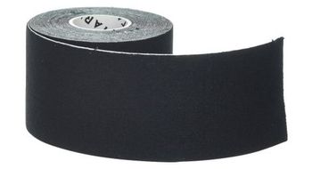 Banda de sujecion kinesiologica tarmak 5 cm x 5 m negra