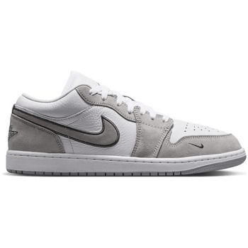 Nike Deportivas Moda Jordan 1 Low White Iron Grey para hombre
