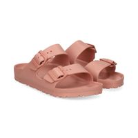 birkenstock sandalias planas mujer - rosa talla 39n