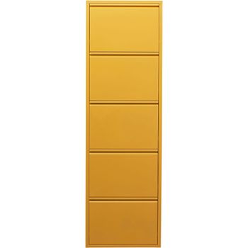 Zapatero 5 amarillo de acero