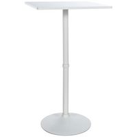 mesa alta cuadrada madera blancoblanco o 60 cm clp