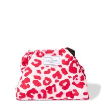 the flat lay co drawstring bag - pink leopard
