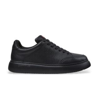 Camper para mujer. K201438-015 Zapatillas de Piel Runner K21 negro (37), Plano, 1 a 3cm, Cordones, Casual