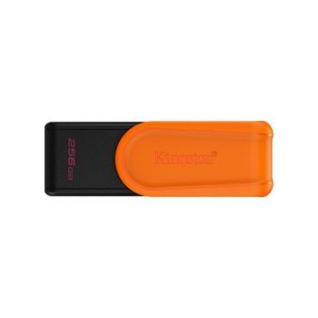 Pendrive Kingston DataTraveler Exodia S 256GB USB 3.2 Gen 1 Negro/Naranja tapón giratorio