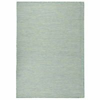 alfombra de exterior de tejido plano turquesa 200x280 cm vidaxl