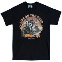 dessins animes camiseta life on the road para hombre