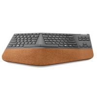 teclado lenovo go wireless split espanol ergonomico inalambrico gris sin numerico