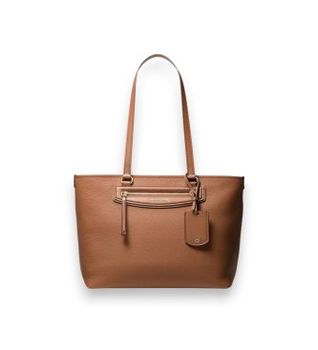 Michael Kors para mujer. 30S6GTVT2L Bolso tote Jet Set Travel mediano de piel granulada marrón (OSFA), Casual