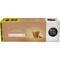nescafe cortado expresso macchiatto seleccion arabica para dolce gusto pack 3 cajas de 16 capsulas