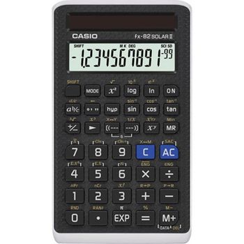 Calculadora científica Casio FX-82 Solar II con 144 funciones y alimentación solar