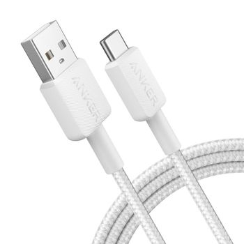 Anker Cable de Nylon de USB a USB-C 1.8m Blanco