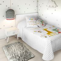 haciendo el indio - colcha bouti reversible - cama 105 - algodon - fiesta hei