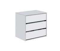 cajonera  3 cajones aglomerado blanco 60x57x44cm