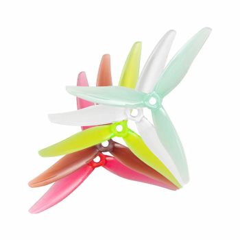 6 Pares de hélices de PC de tres palas Gemfan 51366 MCK V3 de 5 pulgadas para motores 2306 2207 DIY RC FPV Racing Drone
