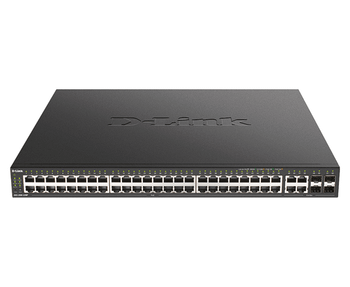 SWITCH GESTIONABLE D-LINK L2/L3 DGS-2000-52MP 48P GIGA POE (370W) + 4P COMBO SFP