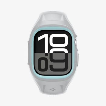 Funda Spigen Liquid Air Pro + Correa para Apple Watch 10 46mm Gris Silicona