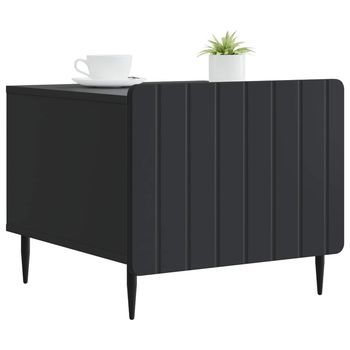 Mesa De Café - Mesa De Centro - Mesa Baja Negro 49 X 50 X 42 Cm Madera De Ingeniería