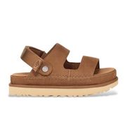 ugg para mujer 1167399 sandalias de piel goldenstar glide marron 37 1 a 3cm velcro casual