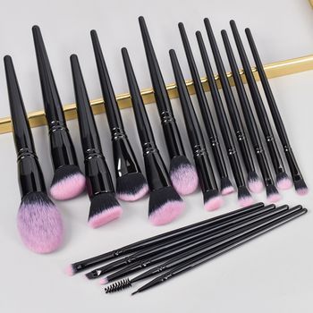 Set De Pinceles De Maquillaje (para Polvos Sueltos Y Aplicación De Sombras De Ojos)
