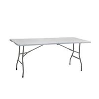 mesa plegable resina acero 6-8 personas catering marbueno summer