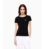 ea7 para mujer 7w001045af10373 camiseta core negro xs casual algodon manga corta