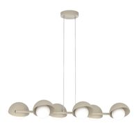 lampara colgante nordessa moka 6 luces