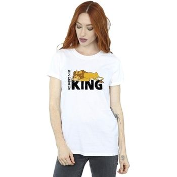 Disney Camiseta The Lion King Daddy Is King para mujer