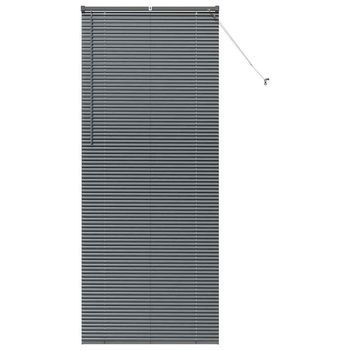 Persianas Venecianas Gris Oscuro 220 X 85 Cm Aluminio Vidaxl