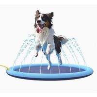 piscina para mascotas con rociadores - 100 cm piscina de bano material pvc resistente antideslizante y facil de instalar ideal para perros