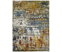 alfombra abstracta multicolor naia 160x230 cm - atticgo