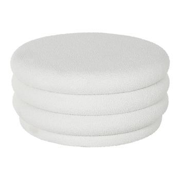 Mesa Centro Poliester 79x79x38 Tapa Blanco