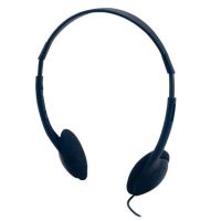 auriculares mcl csq-headn con cable conexion 35 mm musica negros