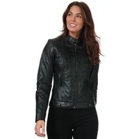 elle cazadora de cuero gt28319 para mujer
