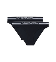 emporio armani para mujer ew000403af19023 set 2 bragas day negro l homewear algodon