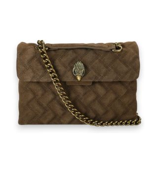 Kurt Geiger para mujer. 6344430219 Bolso de Ante Kensington marrón (OSFA), Casual