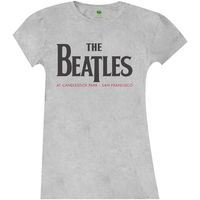 the beatles camiseta manga larga candlestick park para mujer