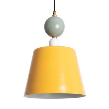 Lámpara Colgante Metal Pekia Bougy  Amarillo