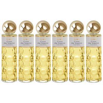 Pack De 6 Eau De Parfum Mujer Saphir Cool 200ml