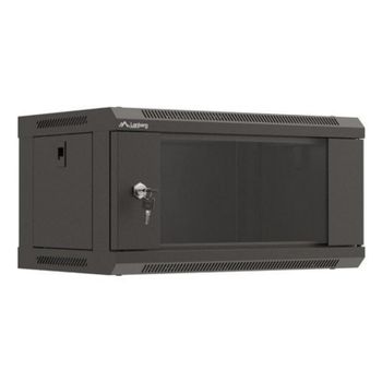 Bastidor de pared Lanberg WF03-5304-10B 4U 60 kg Bloqueo Rieles rack Negro