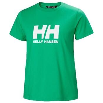 Helly Hansen Tops y Camisetas W Hh Logo 2.0 Green 499 para mujer
