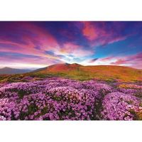 fotomural vinilo montana floral morada 400 x 300 cm