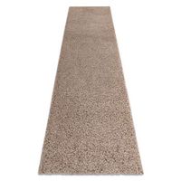 alfombra alfombra de pasillo soffi shaggy 5cm beige - para la cocina 60x250 cm