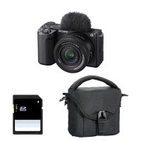 camara mirrorless sony zv-e10 ii 26mp 16-50mm f35-56 oss ii 4k uhd wifi  tarjeta sd  bolsa