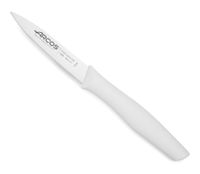 cuchillo mondador acero inoxidable 85 mm mango polipropileno blanco