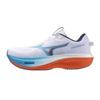zapatillas mizuno wave rider 30 blanco naranja aw26 talla 45 - eur