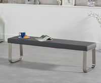 atlanta large grey bench
