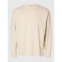 selected camiseta manga larga 16097847oatmeal para hombre
