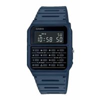reloj casio calculadora ca-53wf-2b azul - alarma - cronometro