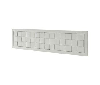 Cabecero tervo 140x5x50 cm terciopelo - gris [en.casa]